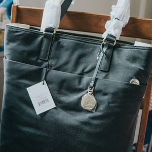 NEW Lo & Sons TT Tote Black/Lavender/Gold